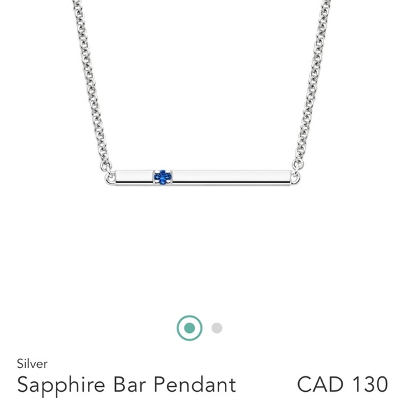 Brilliant Earth Sapphire Necklace - Picture 2 of 2